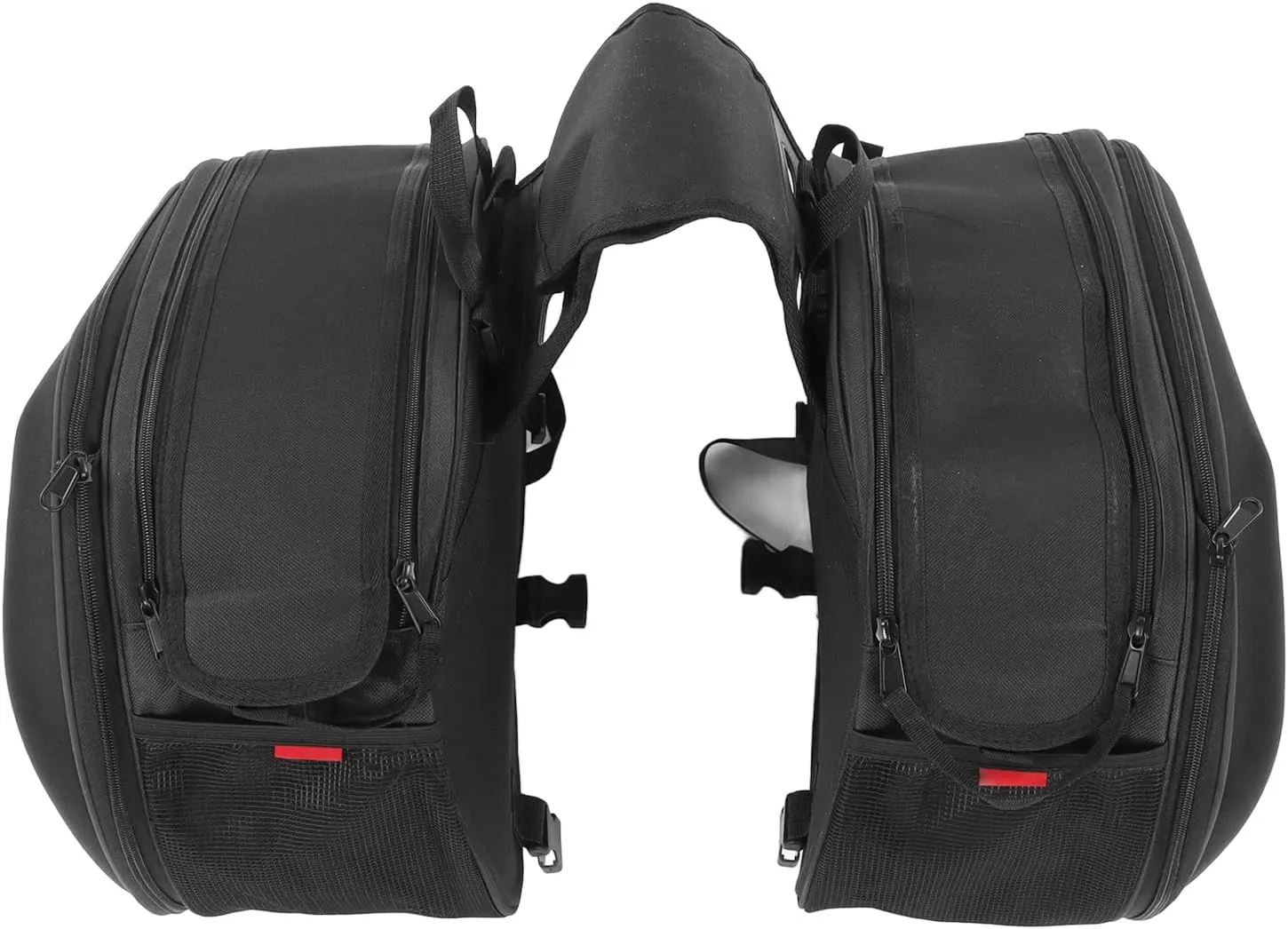 1 Pair Motorcycle Travel Luggage, Motorcycle Saddle Bag 600D Oxford Cloth Large Capacity Multi Purpose Motorcycle Side Bag (Black)