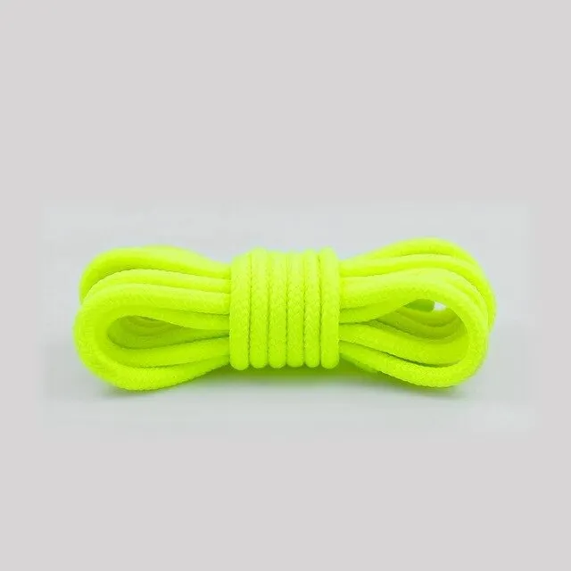 1pair Round Shoelaces Polyester Classic Shoelace Casual Women Men Sports