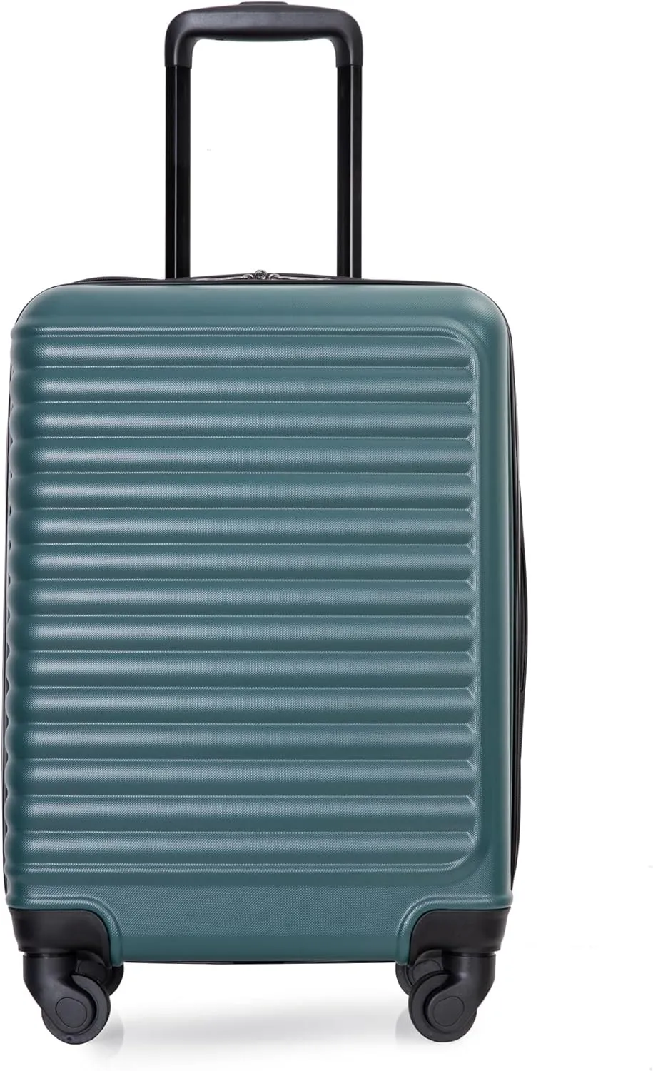 20 inch Lightweight Suitcase with Spinner Wheels | Carry On Luggage for Travel | ABS Material | Spacious & Organized | Green