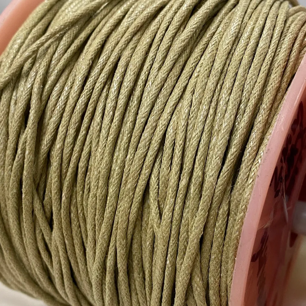 2mm Wax Cotton (5m) - Natural