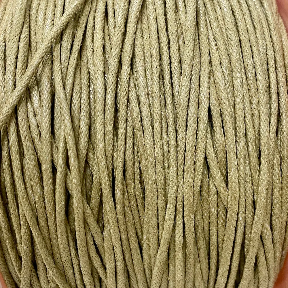 2mm Wax Cotton (5m) - Natural