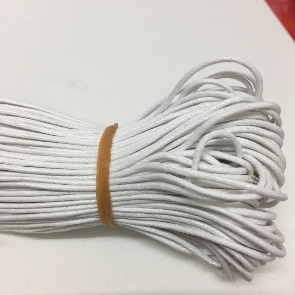 2mm Wax Cotton (5m) - White