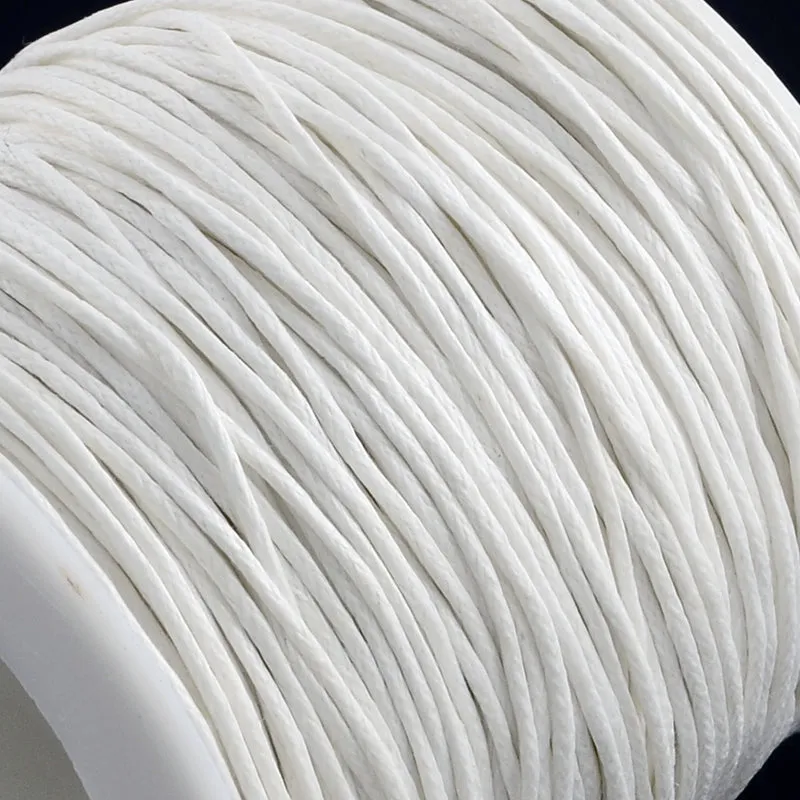 2mm Wax Cotton (5m) - White