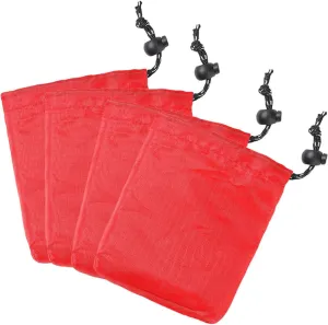 2sets Sundries Storage Bag Drawstring Small Camping Bag for Travel Events 4pcs*2