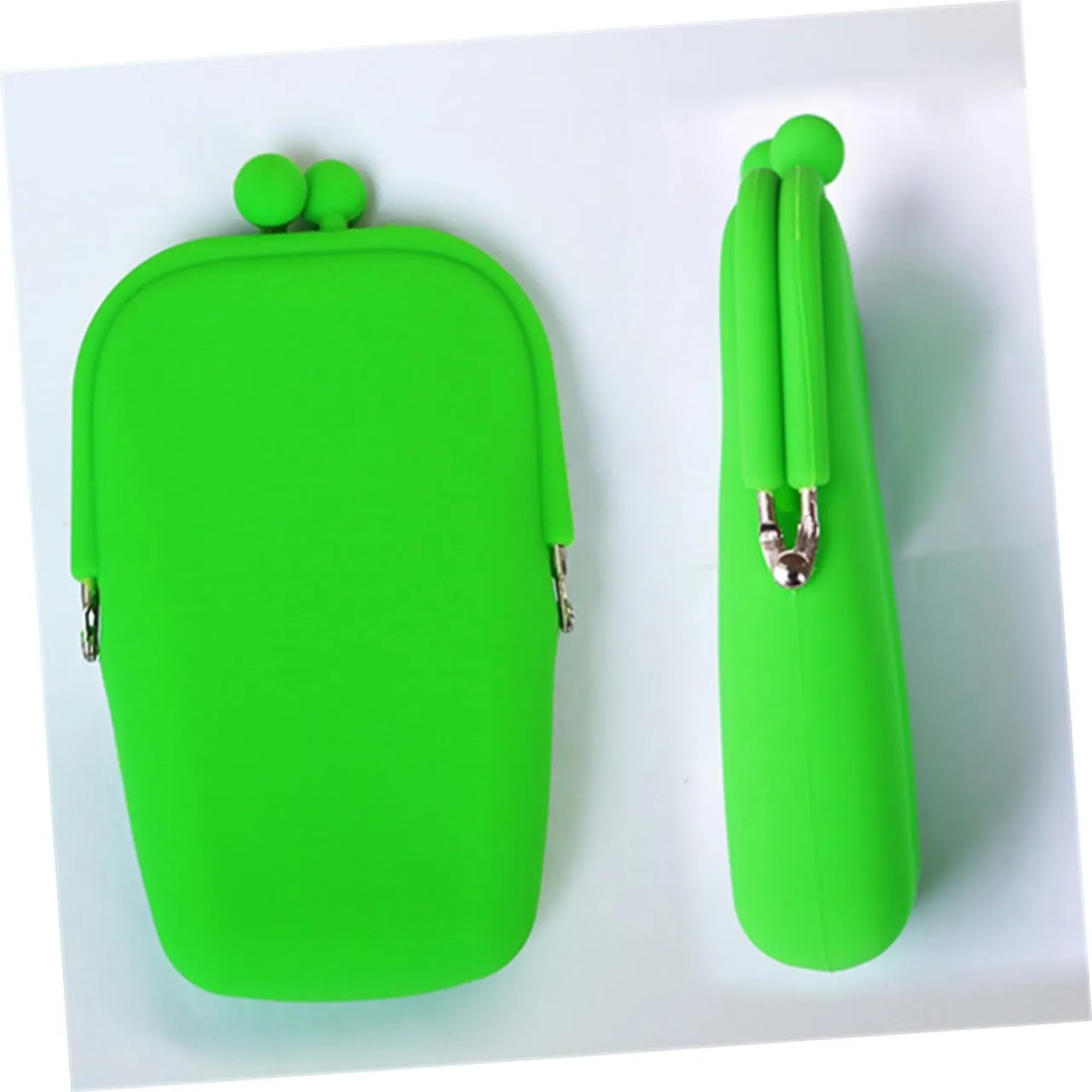 3pcs Jelly Purses for Girls Silicone Cell Phone Bag Small Wallet Coin Purse for Daily Use Random Color