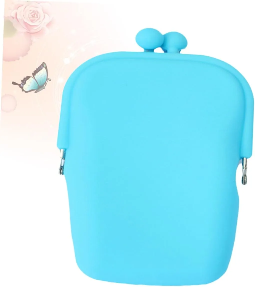 3pcs Jelly Purses for Girls Silicone Cell Phone Bag Small Wallet Coin Purse for Daily Use Random Color