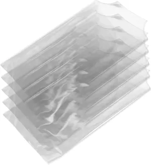 5pcs Transparent Garment Storage Bags Reusable Clothing Covers for Hanging Clothes Garment Pouches for Wardrobe Organization