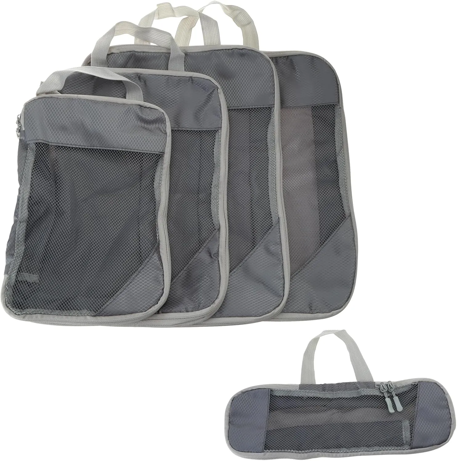 5Pcs/lot Space Saving Compression Packing Cubes Neat And Organized Packing Solution Travel Organiser Bag For Suitcases