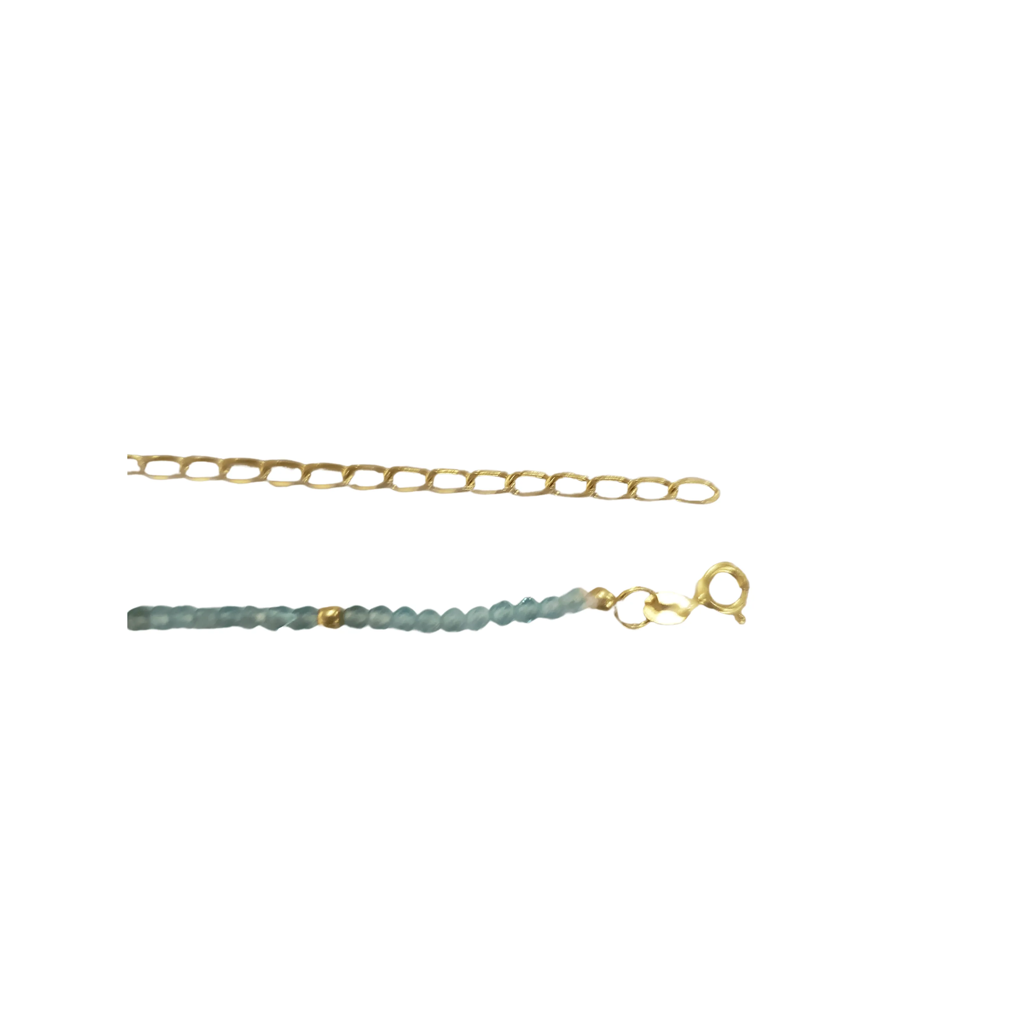 Adjustable Apatite Gold Vermeil Necklace