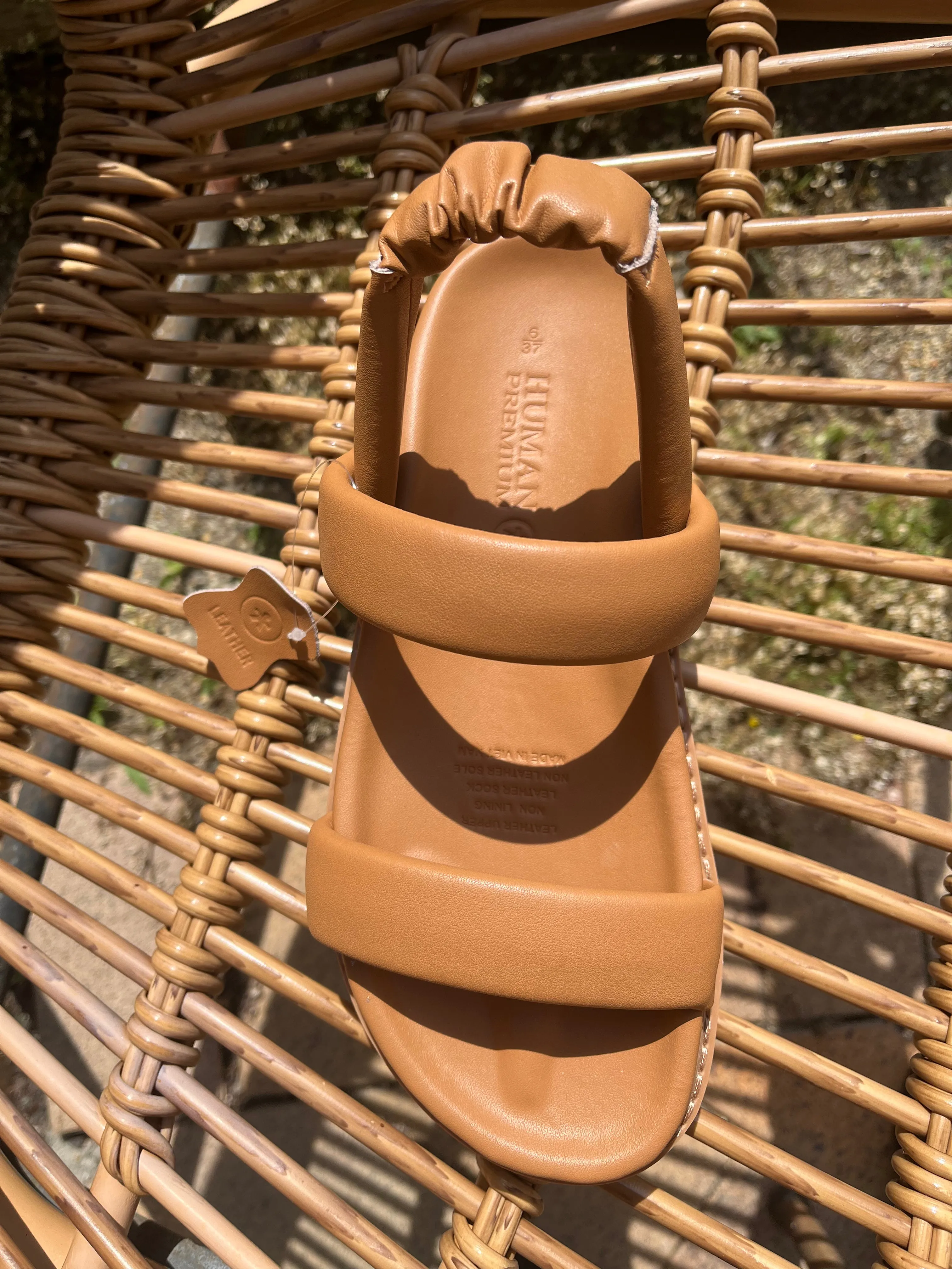 Algort Leather Slide - Tan