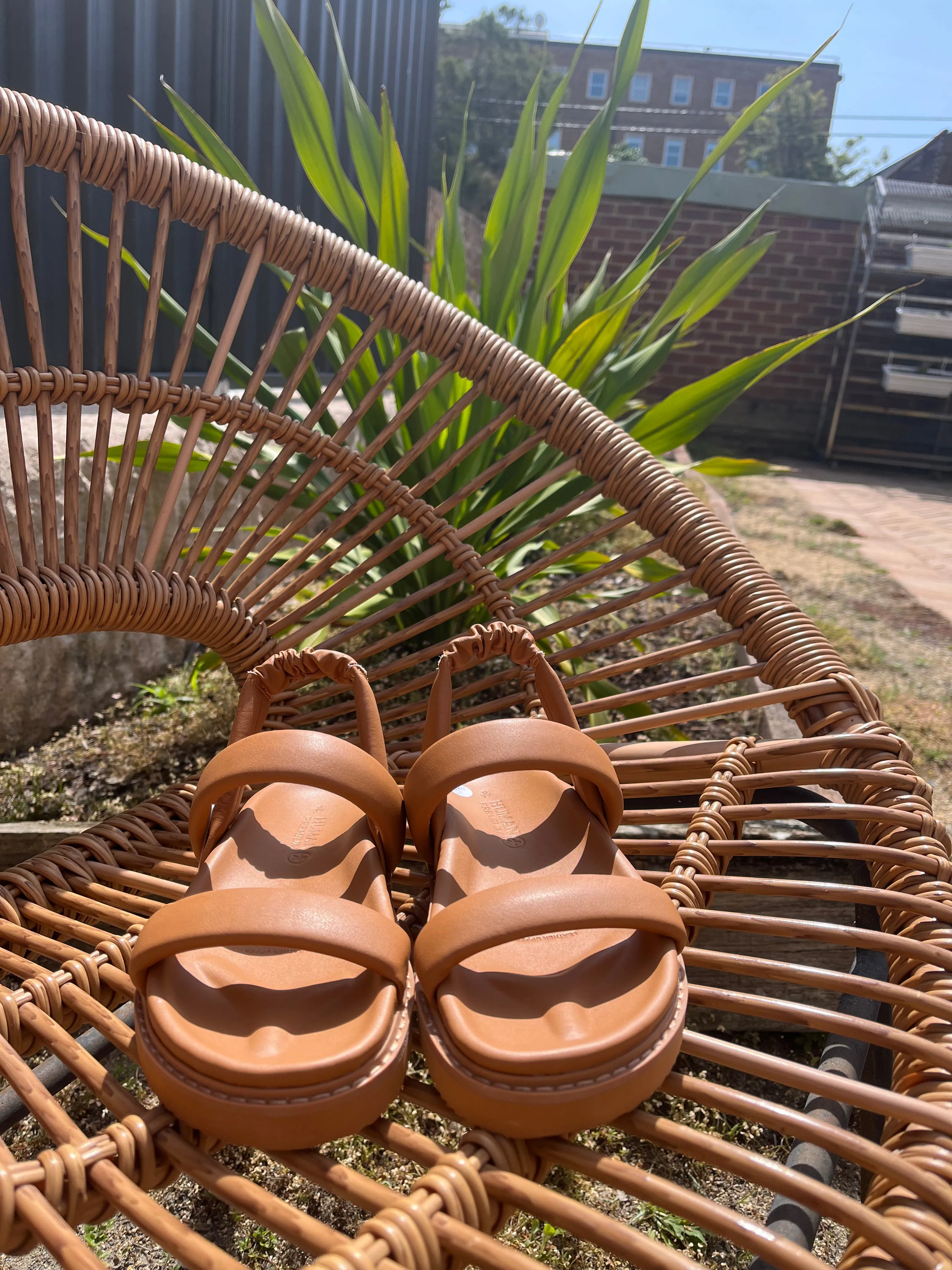Algort Leather Slide - Tan