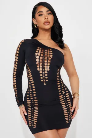 Alicia Mini Dress - Black