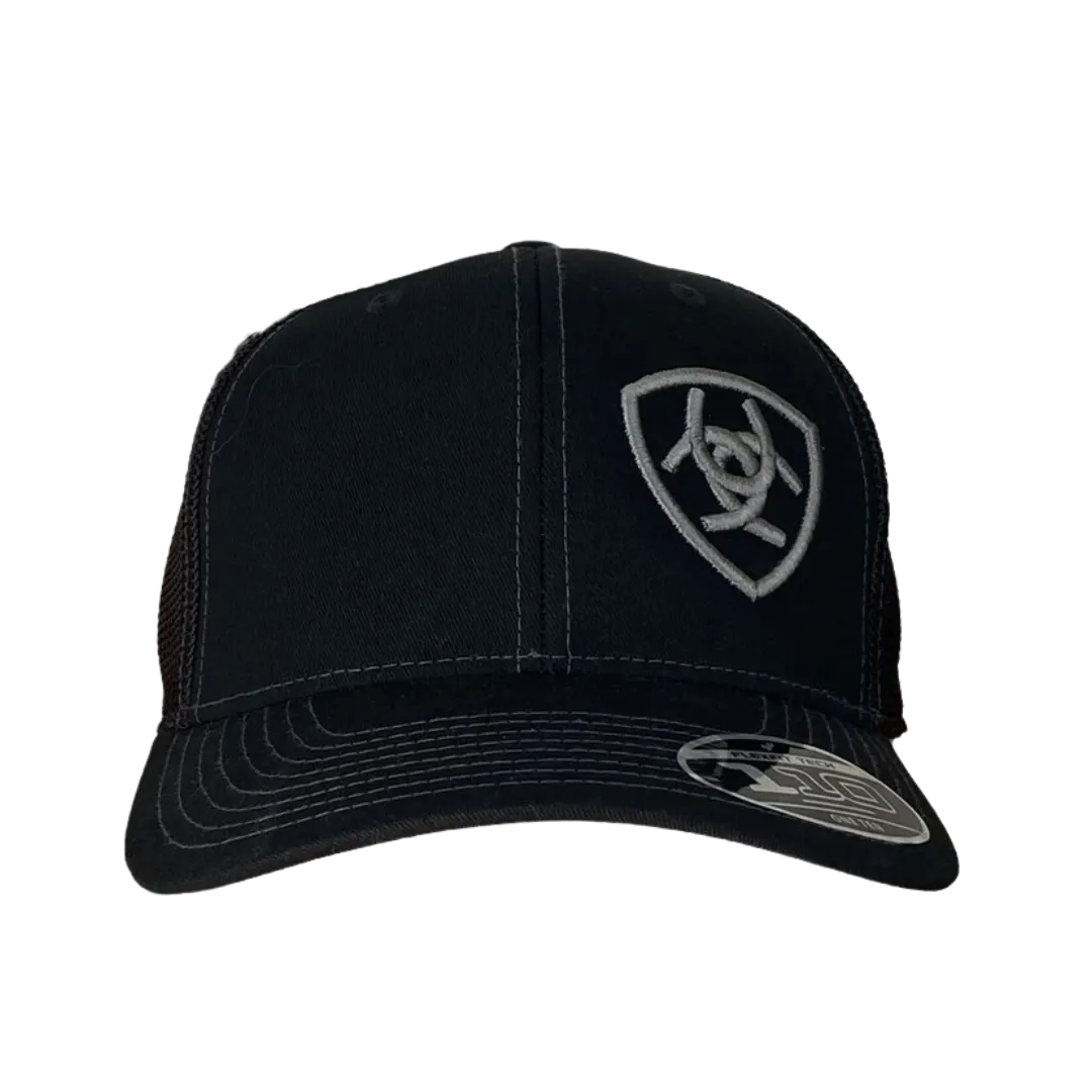 Ariat Black Mesh Logo Embroidered Cap