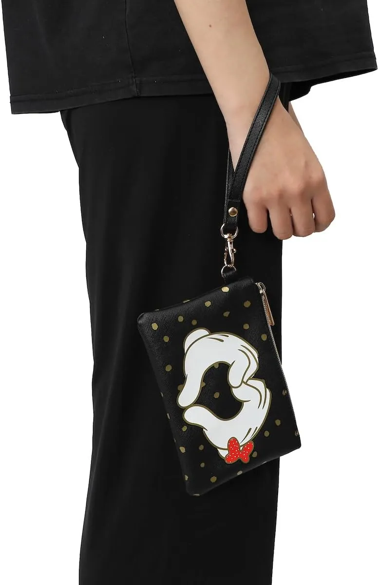 Bioworld Mickey 3-Piece Set Toiletry Bags with Clear PVC Makeup Bag