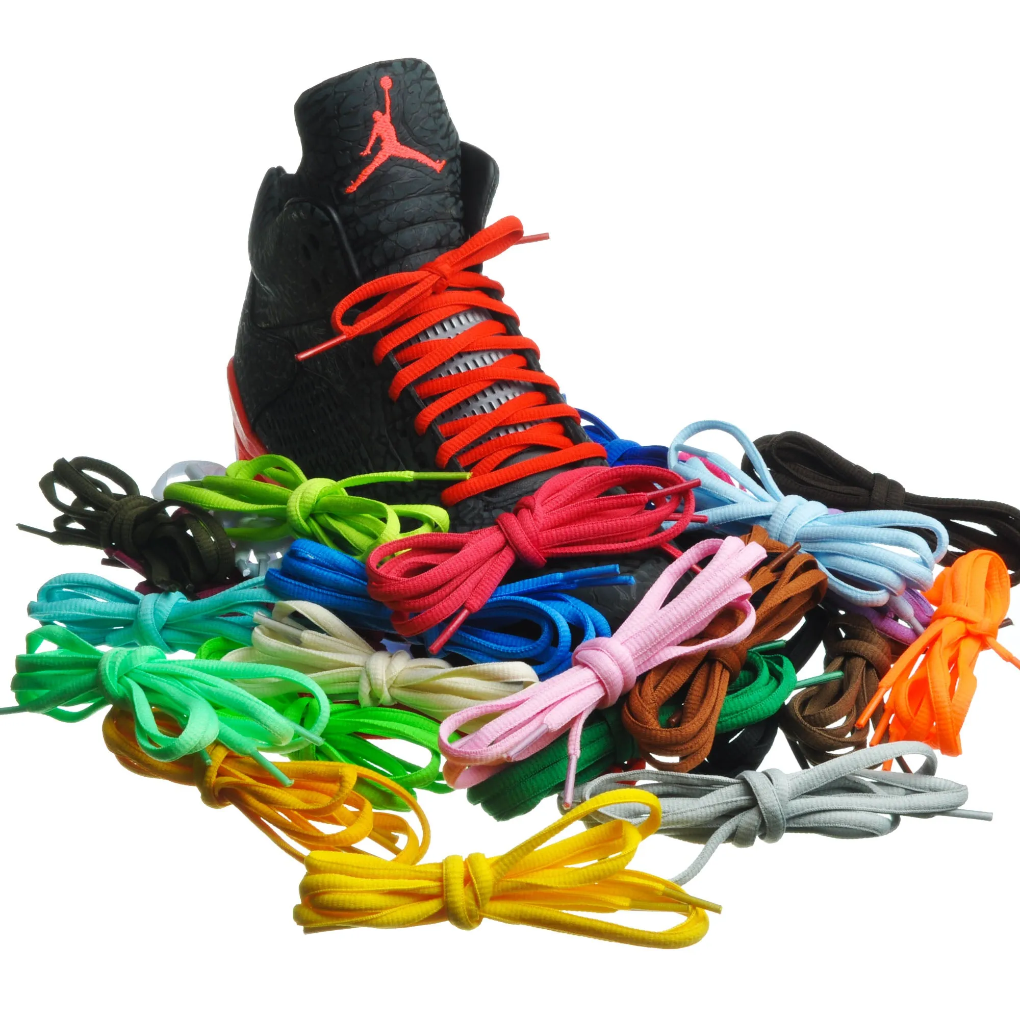 Birch's Oval Half Round 1/4" Shoe Laces - Key Lime