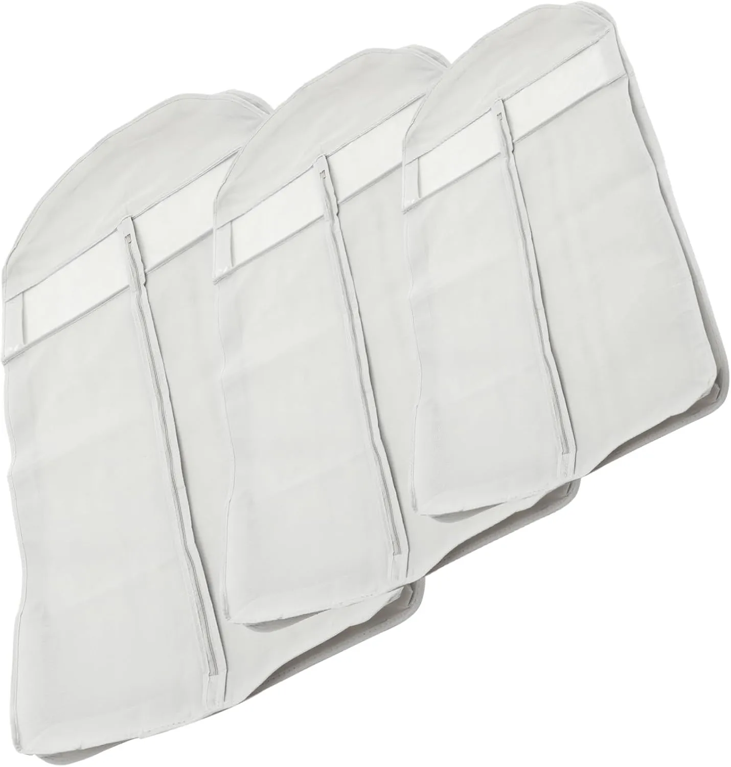 Cabilock Home Clothing Cover Window 3pcs Suit Cover Bags Dustproof and Reusable Gray