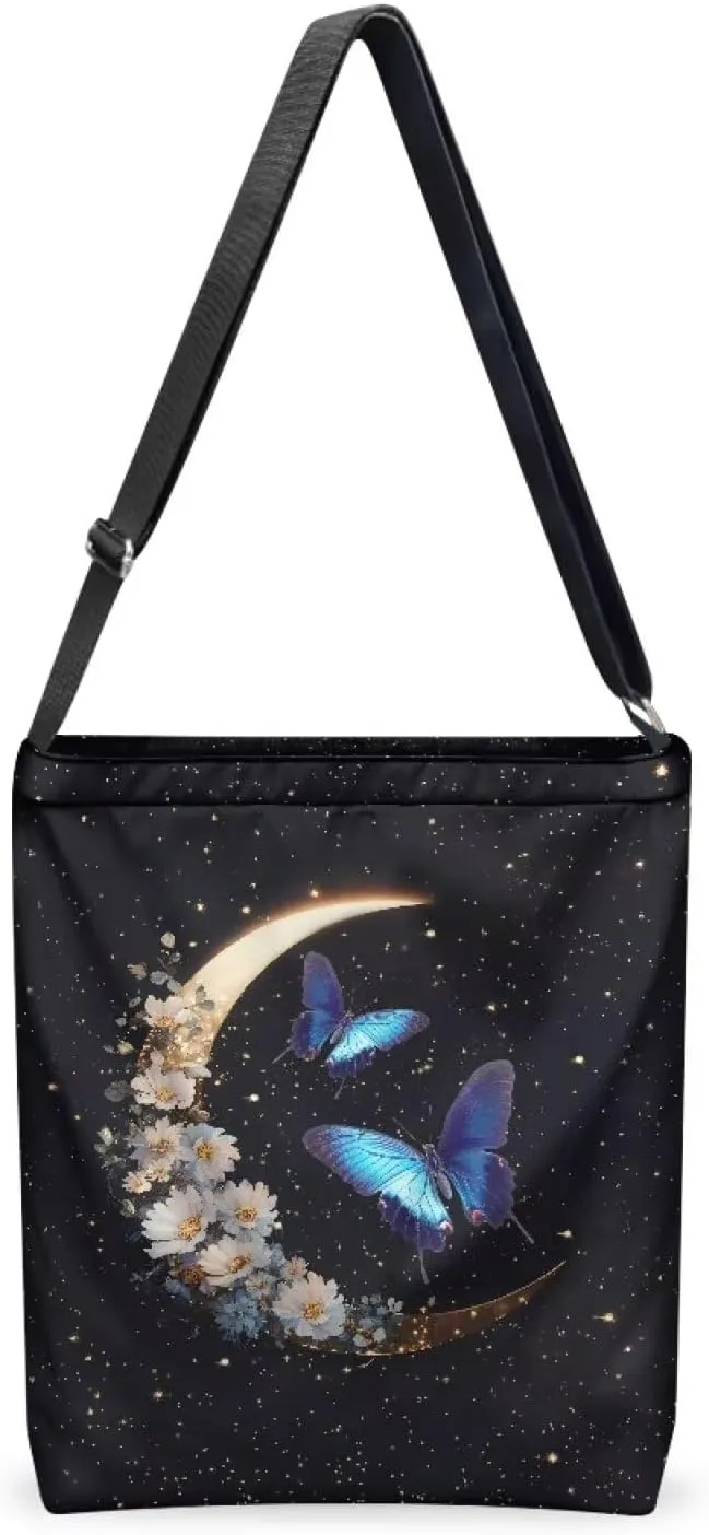 Canvas Tote Bag for Women, Anti Water Tote Bag Stylish Shoulder Purse Women'S Canvas Hobo Bag