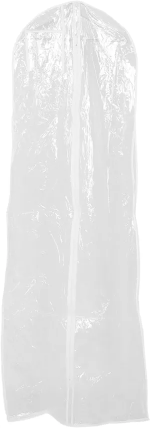 Ciieeo Wedding Dress Garment Bag Protective Cover for Bridal Gown Large Size Dustproof Storage Bag