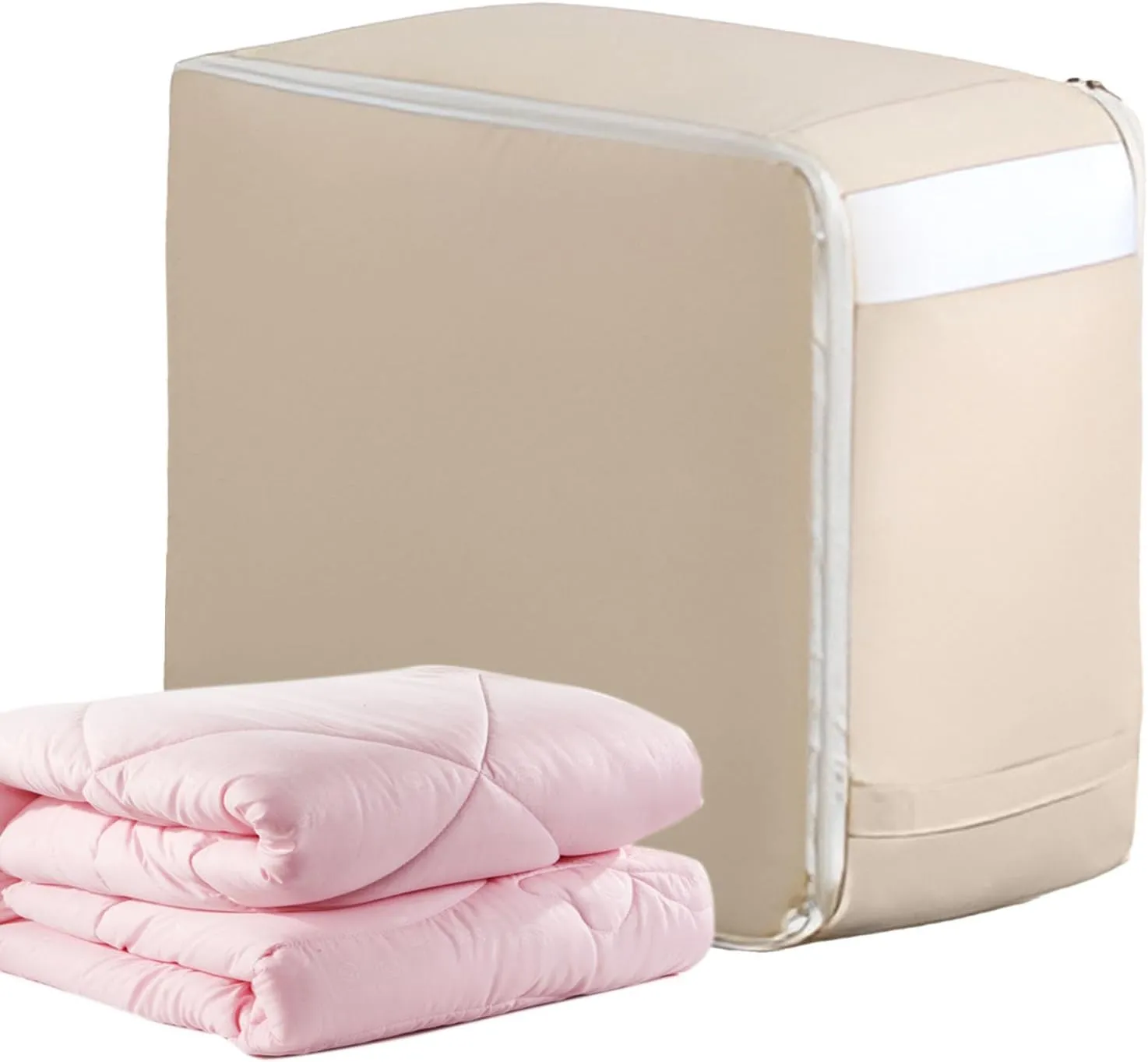 Compression Organizer Bags with Large Capacity - Reusable Travel Packing Cubes, Space-Saving Bags with Window for Suitcase, Compression Bags for Travel