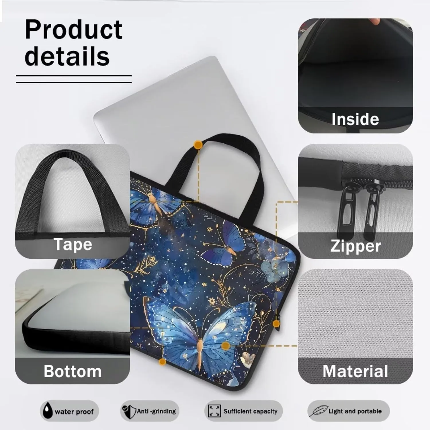 Computer Bags for Laptops for Women Men Laptop Bag Laptop Protective Case Casual Briefcase Handbags Work Bags