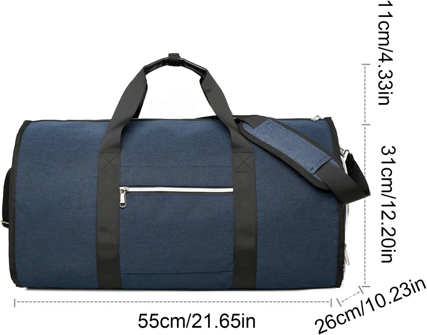 Convertible Travel Garment Bag, Multi-functional Luggage Bag for Men and Women, Fashionable Travel Clothing Bag, Foldable Clothing Duffel Bag, Clothing Luggage Bag for Outdoor and Travel Use