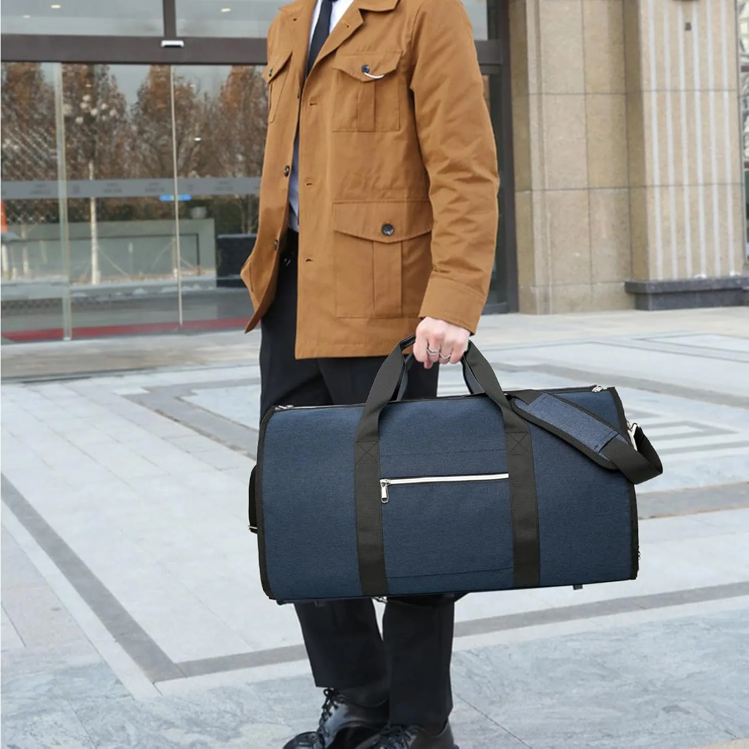Convertible Travel Garment Bag, Multi-functional Luggage Bag for Men and Women, Fashionable Travel Clothing Bag, Foldable Clothing Duffel Bag, Clothing Luggage Bag for Outdoor and Travel Use