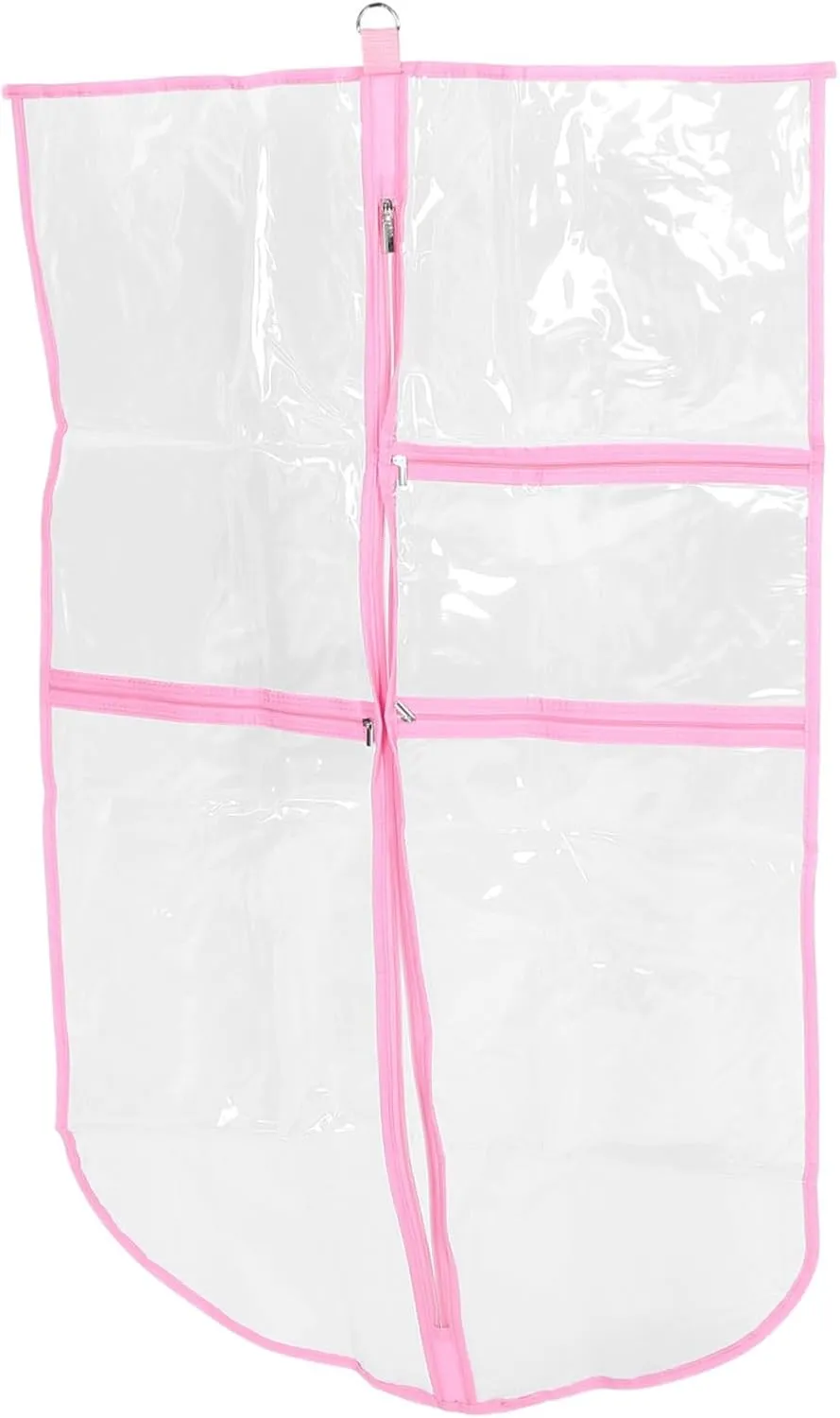 Costume Garment Bag Transparent Dance Clothes Cover with Multiple Pockets for Organized Storage for Dresses Gowns Suits and Coats