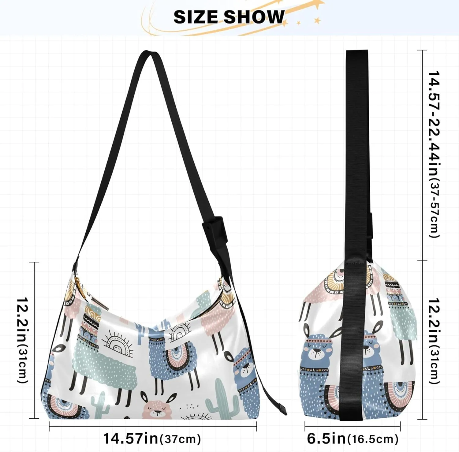 Cute Bulldog Hobo Leather Bags for Women Large Crossbody Purse Stylish Animal Print Shoulder Handbag Purse