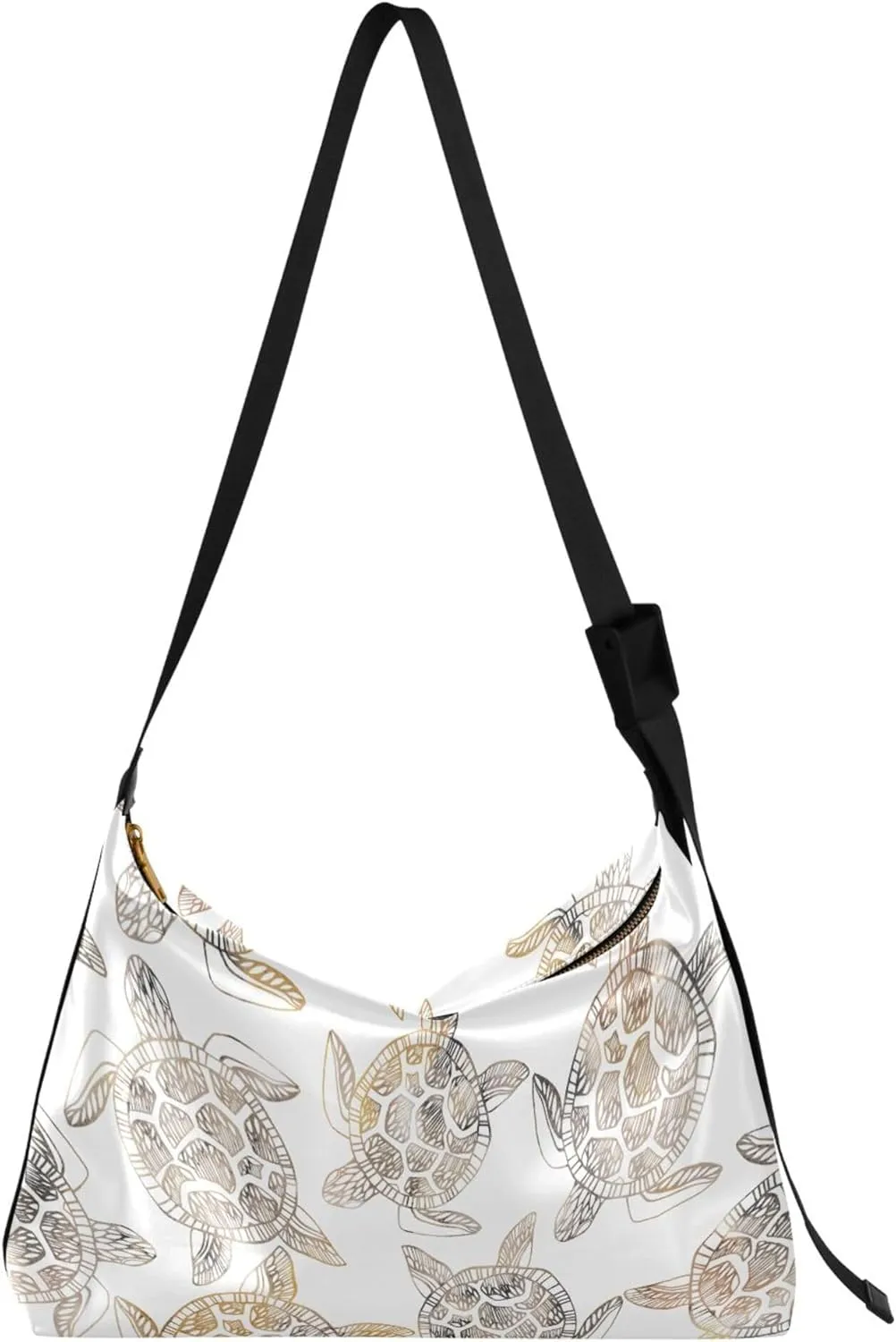 Cute Bulldog Hobo Leather Bags for Women Large Crossbody Purse Stylish Animal Print Shoulder Handbag Purse