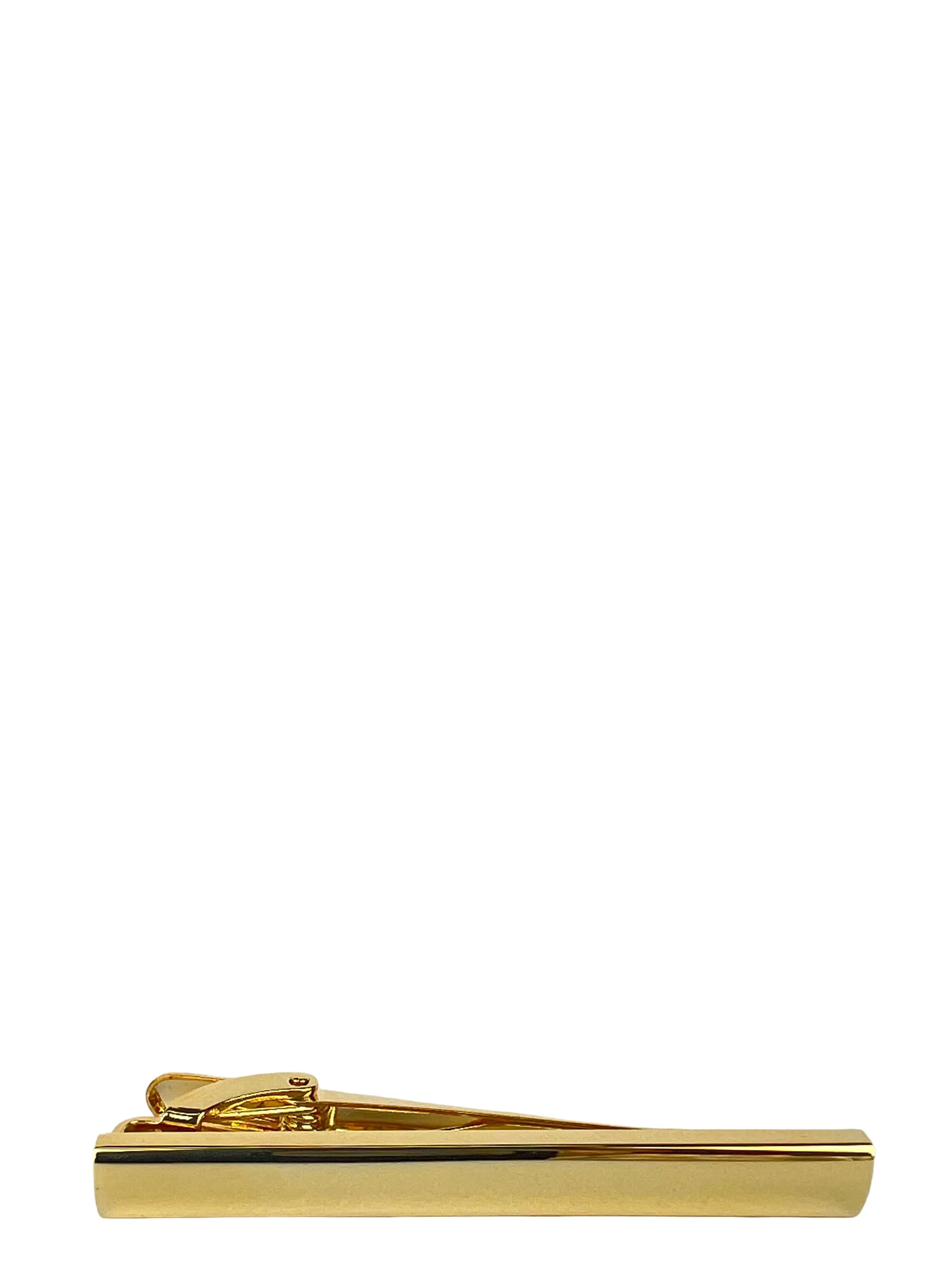 DCLIC Plain Long Tie Bar - Gold