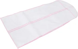 DECHOUS Bridal Dress Cover Wedding Gown Preservation Bag Nonwoven Fabric 150cm Long Pink Garment Bag for Storage