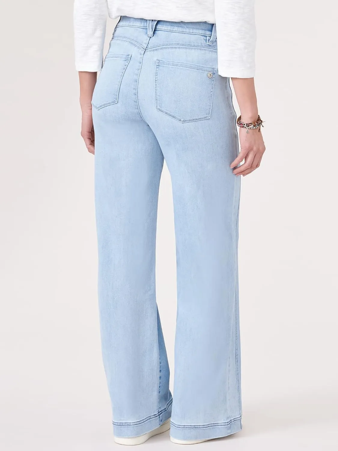 Democracy Women's Ab Solution Skyrise Wide Leg, Eco-Friendly