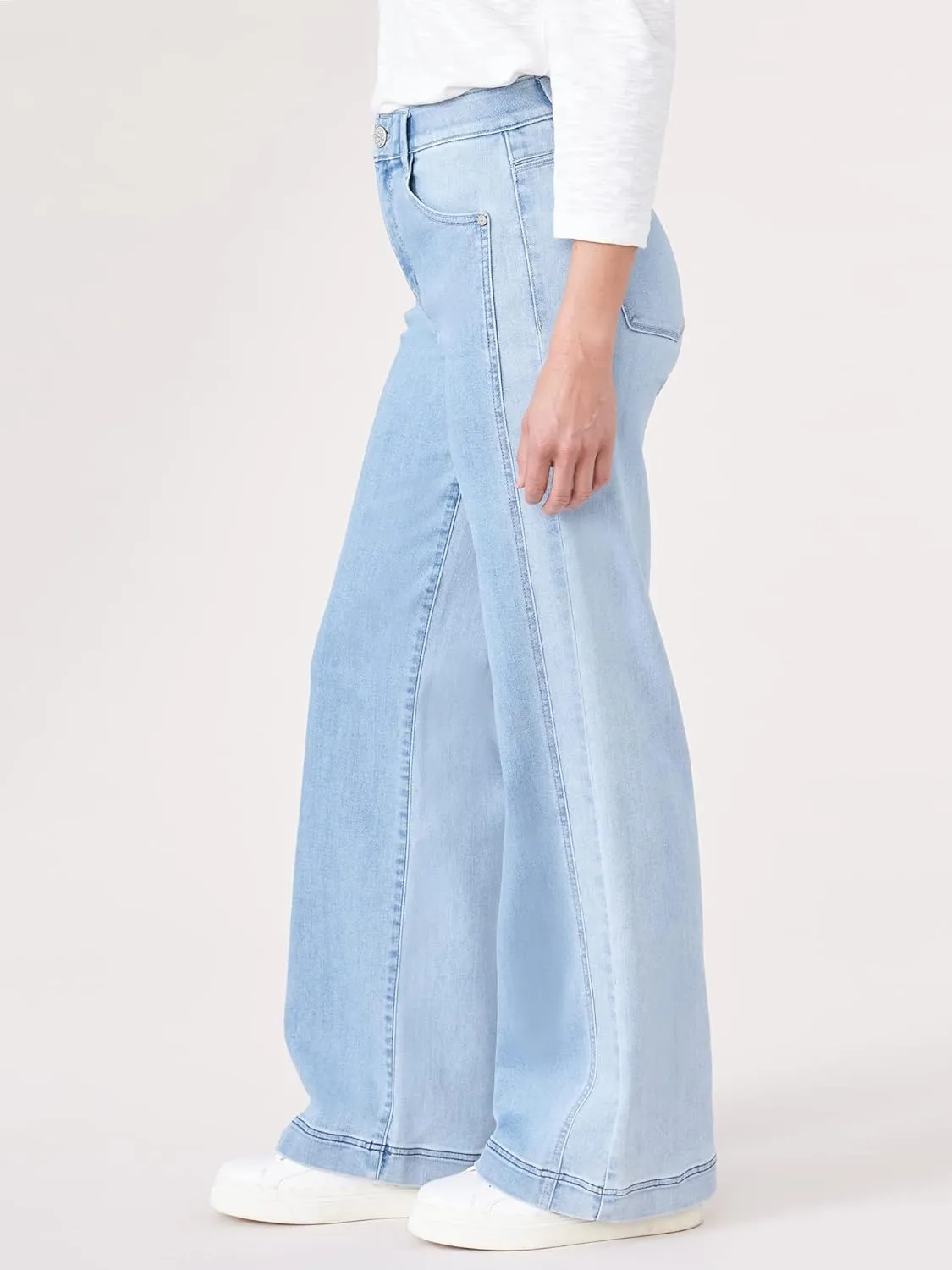 Democracy Women's Ab Solution Skyrise Wide Leg, Eco-Friendly