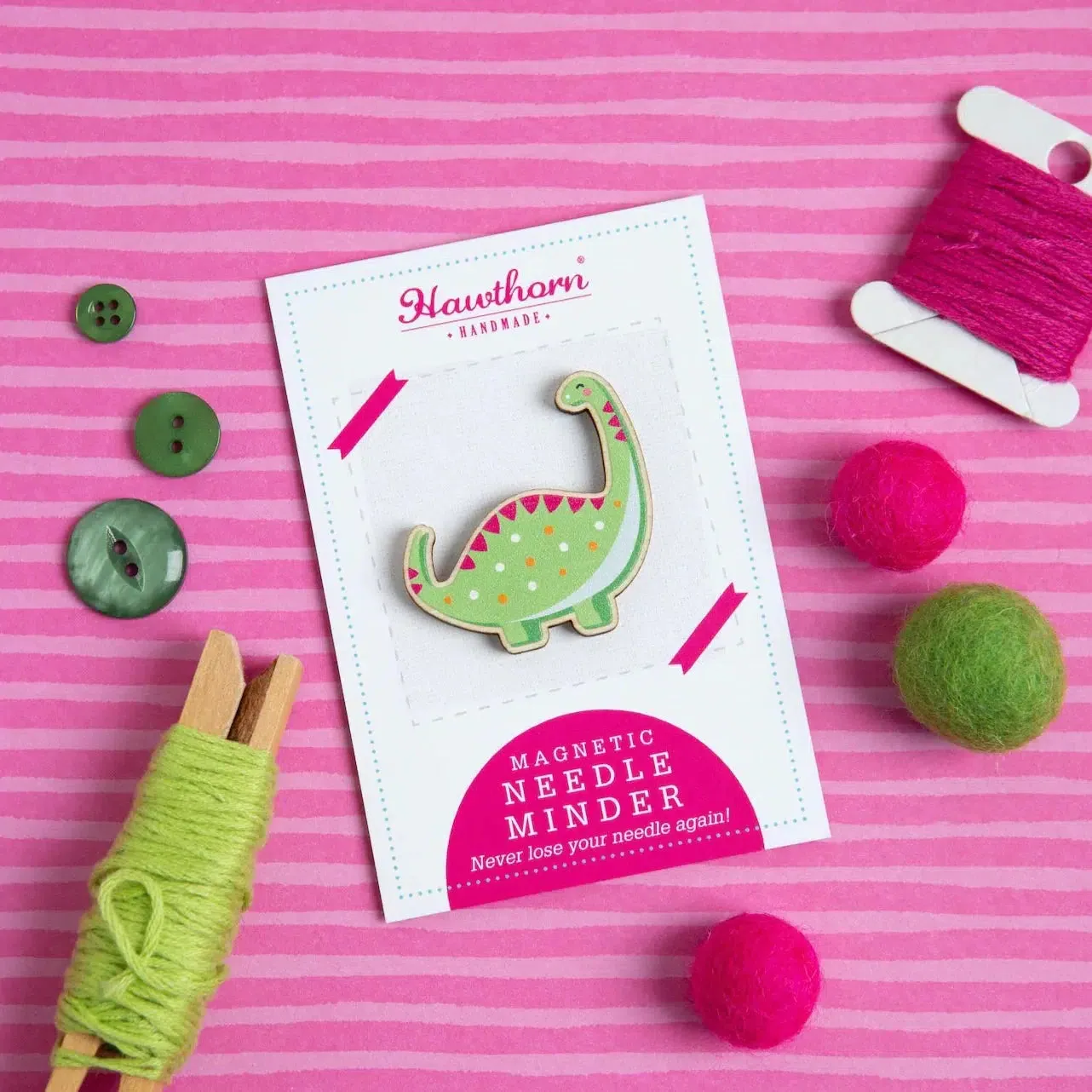 Dinosaur Magnetic Needle Minder