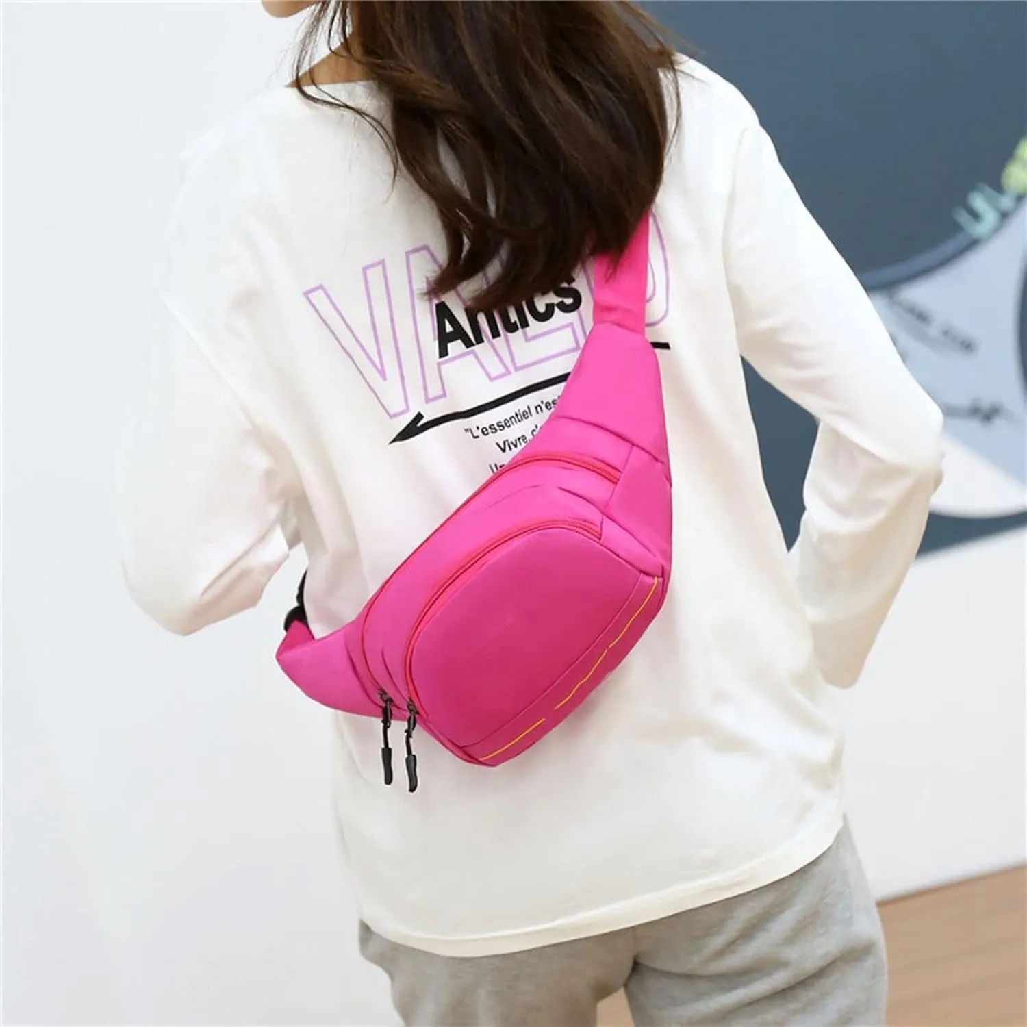 Fanny Pack Men's Waist Pack Sport Fanny Bags Boy Drop Leg Bags Hip Bum Belt Bag Travel Riding Motorcycle Crossbody Purse Pouch (3)