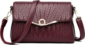 FSD. WG Crossbody Bags for Women Leather Ladies Shoulder Purses with Chain Strap Stylish Clutch Purse