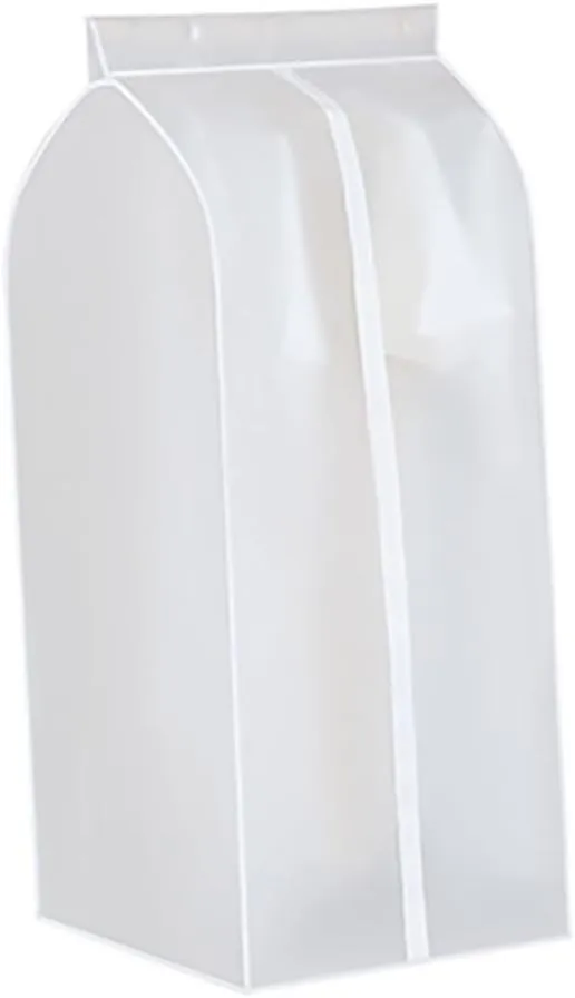 Garment Bag Protective Cover for Suit Coat Clothes Dry Cleaner Bags Pvc Material Use Easy to Watch Stored Items