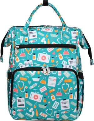 Gatycallaty Nursing Backpack, Green, for Nursing Students