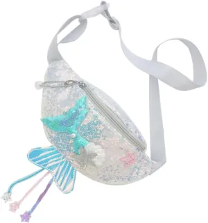 Girls Sequin Fanny Pack Boys and Girls Travel Waist Bag Toddler Fanny Pack Sparkling and Stylish