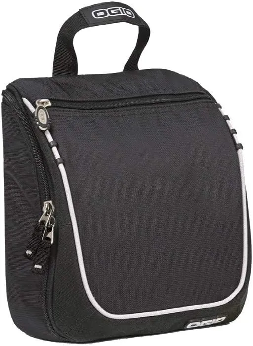 Golf Toiletry Bag, Personalized Men's Shaving Kit, Hanging Travel Case