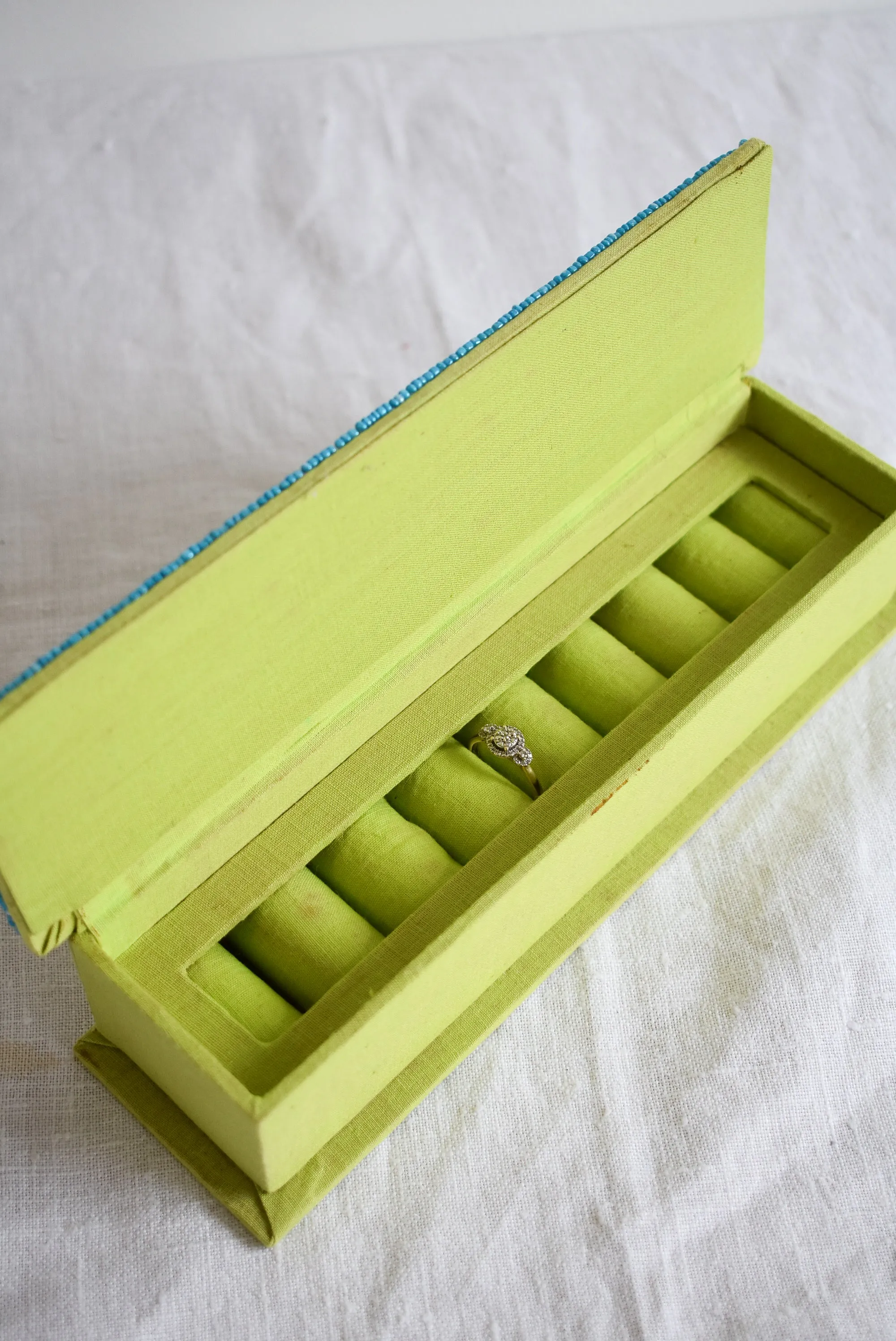 Gorgeous beaded jewellery box