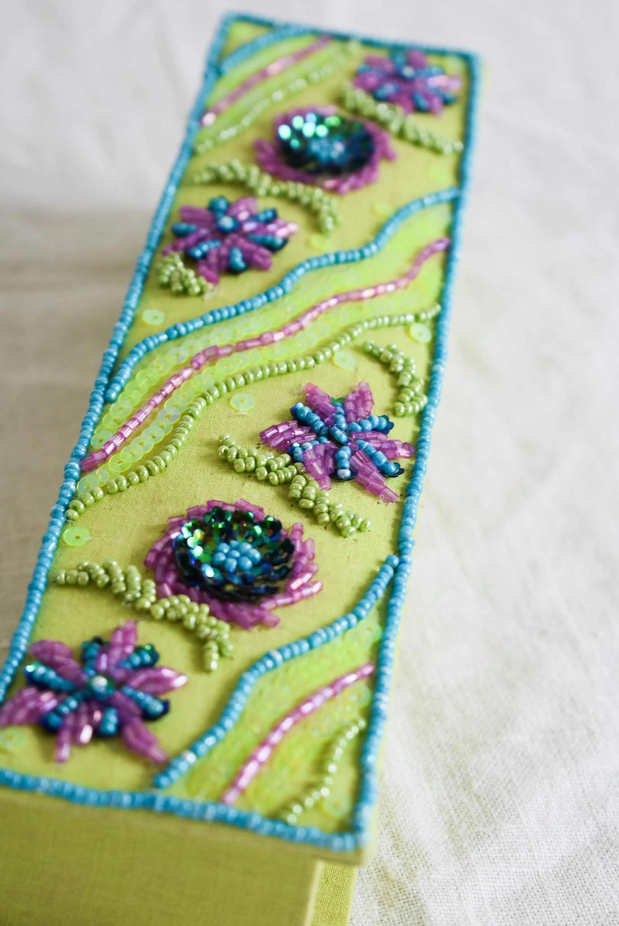 Gorgeous beaded jewellery box