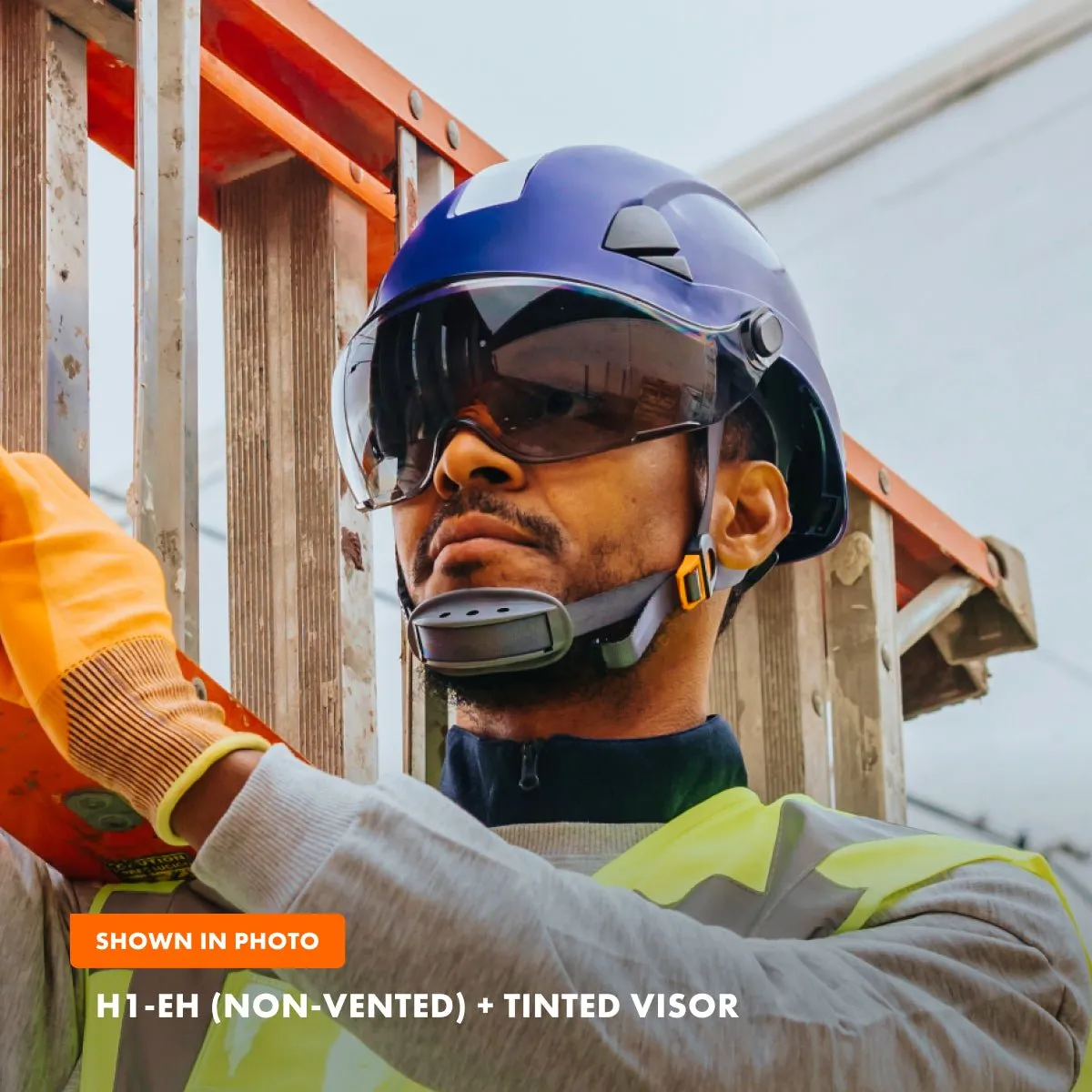 H1-CH (Vented)   Tinted Visor