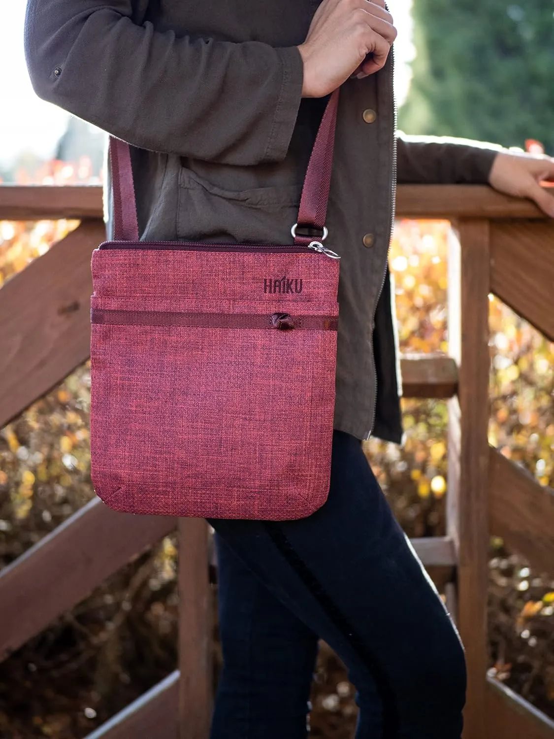 Haiku Women's Small Revel Eco-Friendly RFID Blocking Crossbody Travel Bag