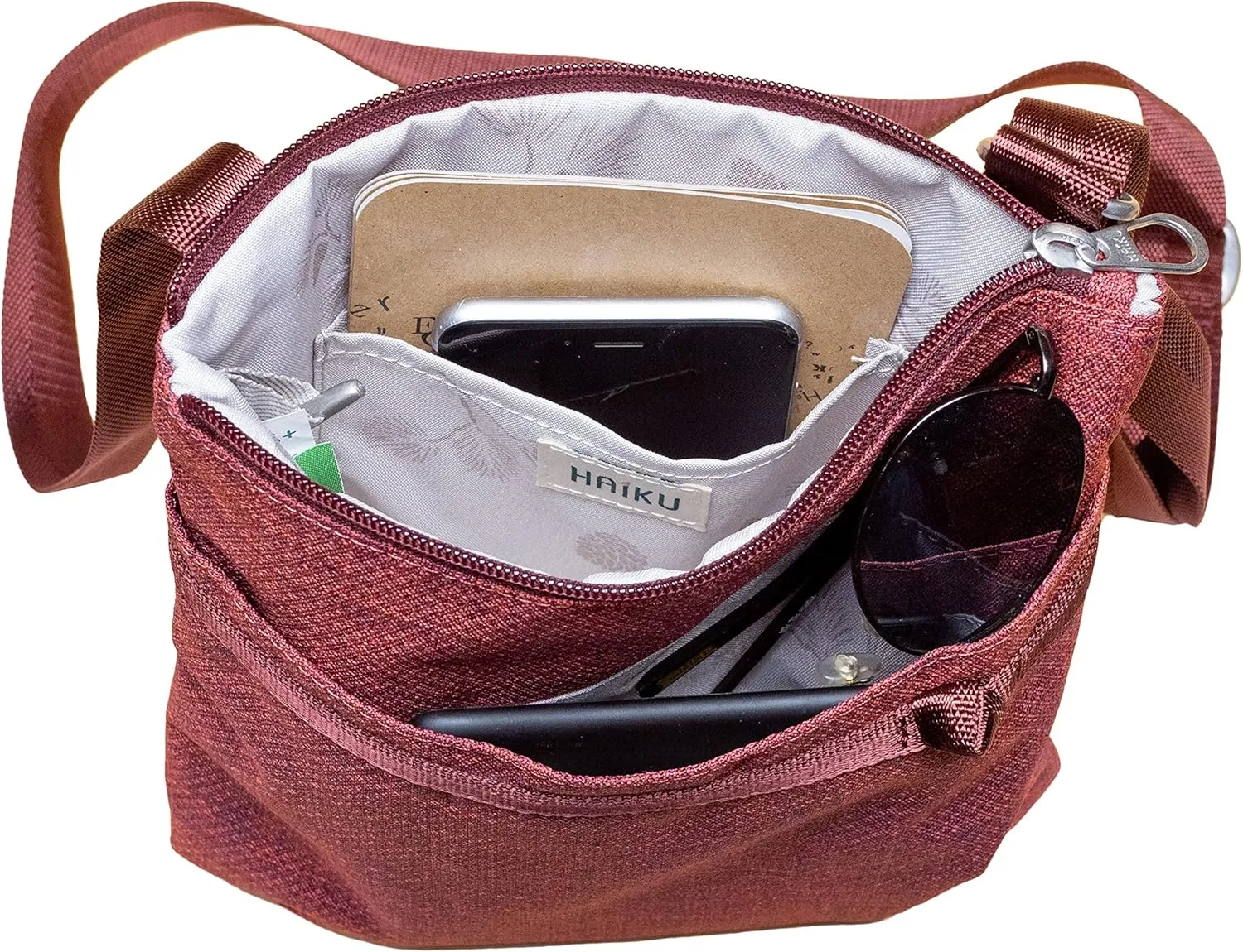Haiku Women's Small Revel Eco-Friendly RFID Blocking Crossbody Travel Bag