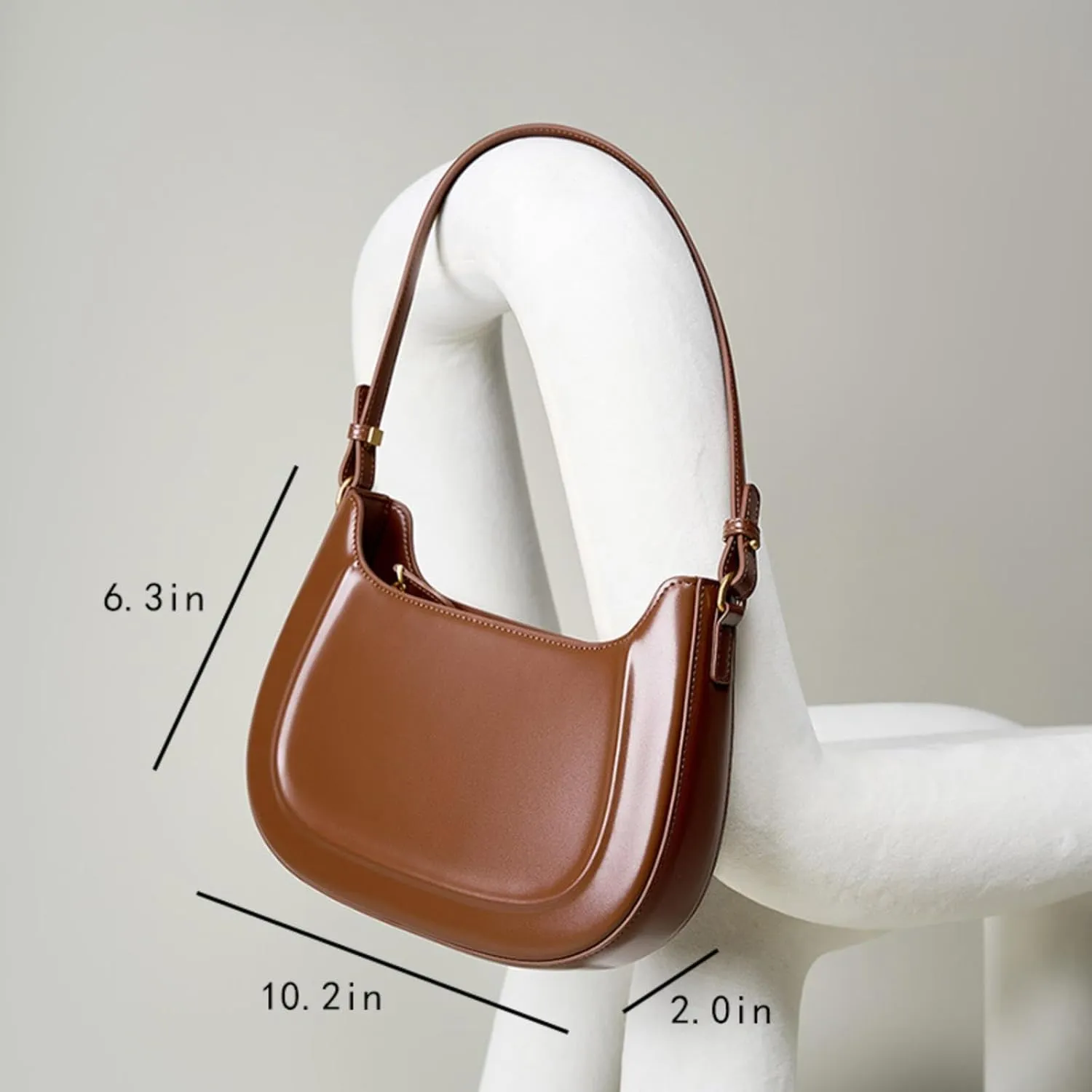 Handbags for Women 2024 Shoulder Retro Saddle Bags Genuine Leather Crossbody Bags for Women Medium Size
