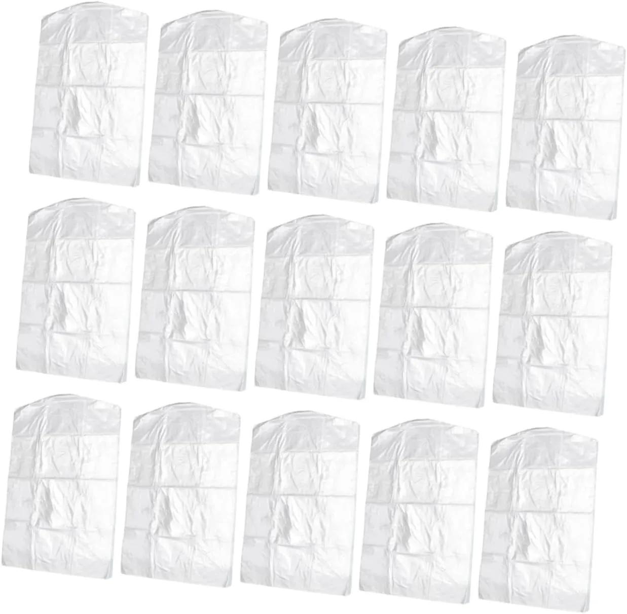 Hanging Garment Bags 20pcs Dry Cleaner Bags for Clothing Decorative and