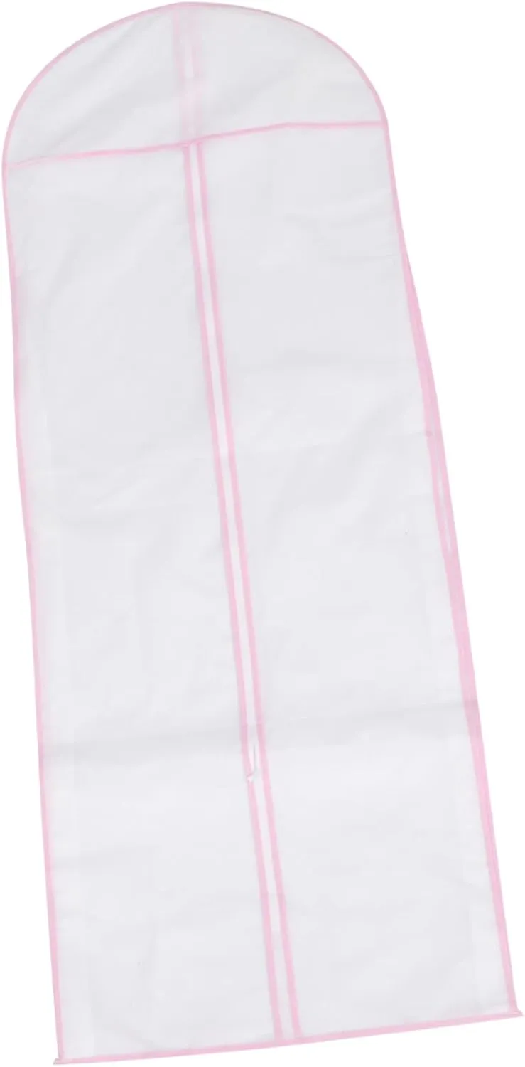 Happyyami 1pc Nonwoven Wedding Dress Cover Bridal Garment Bag Storage Bag for Bridal Gown Preservation