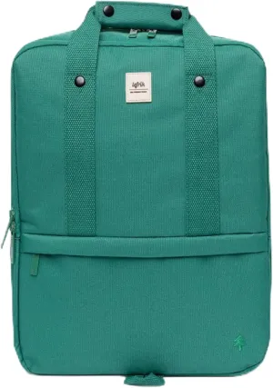 IPPINKA Lefrik Smart Daily Backpack with Top Handle Strap - 13 in Laptop Bag - Waterproof Eco-Friendly Fabric - Green