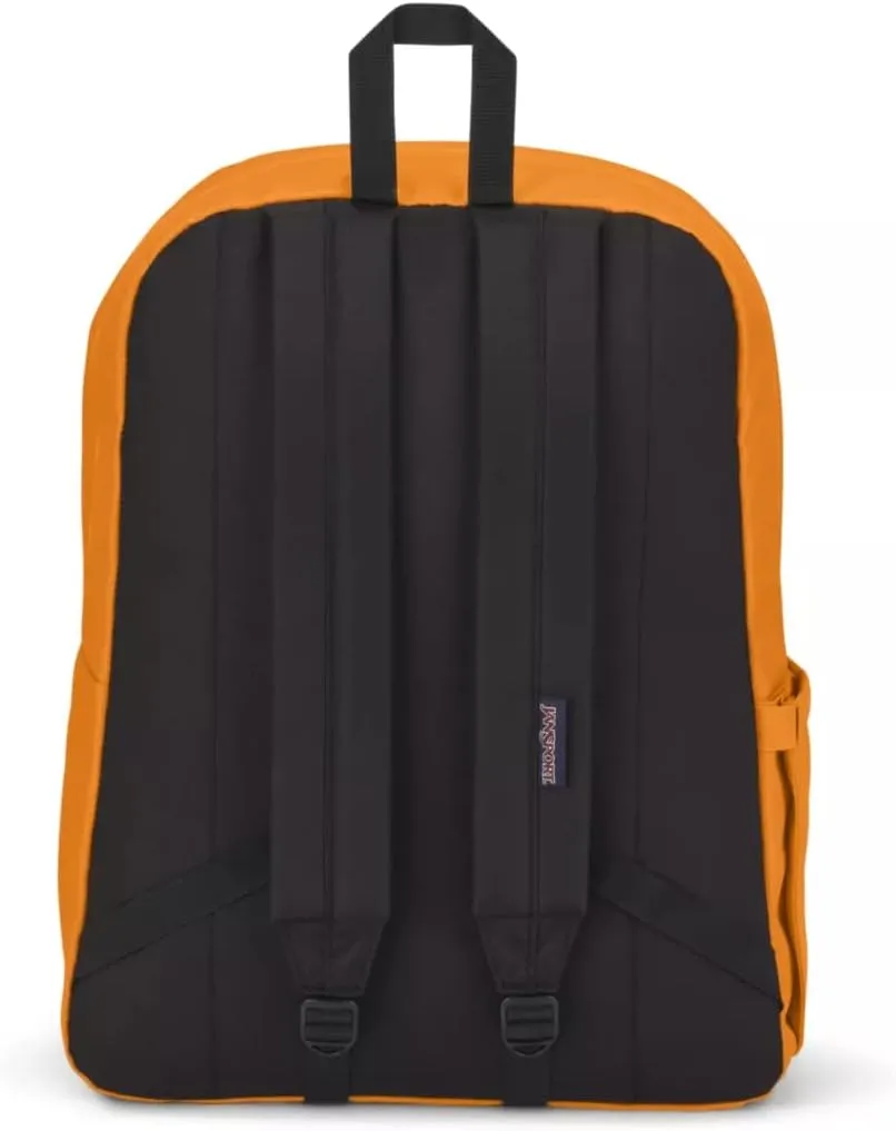 JanSport SuperBreak Plus Backpack with Padded 15-inch Laptop Sleeve and Integrated Bottle Pocket - Spacious and Durable Daypack for Work and Travel - Apricot